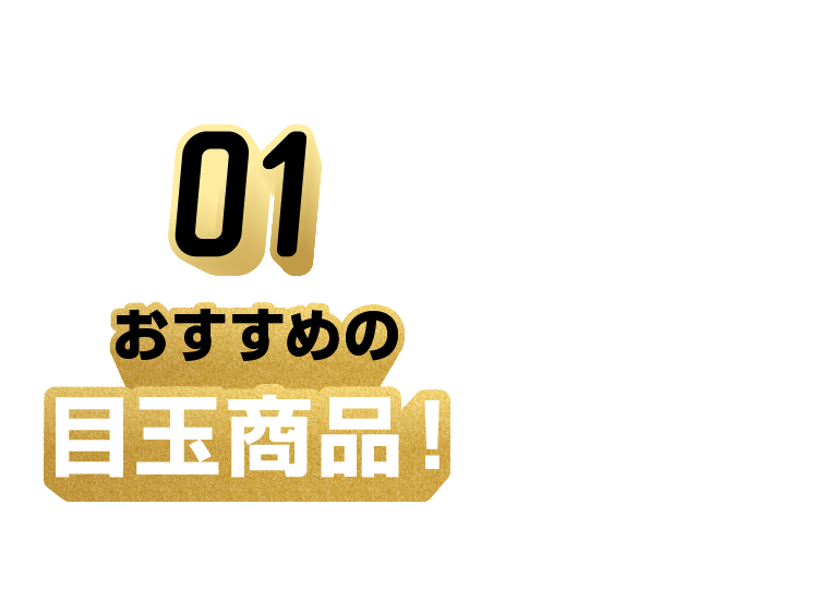 おすすめの目玉商品！